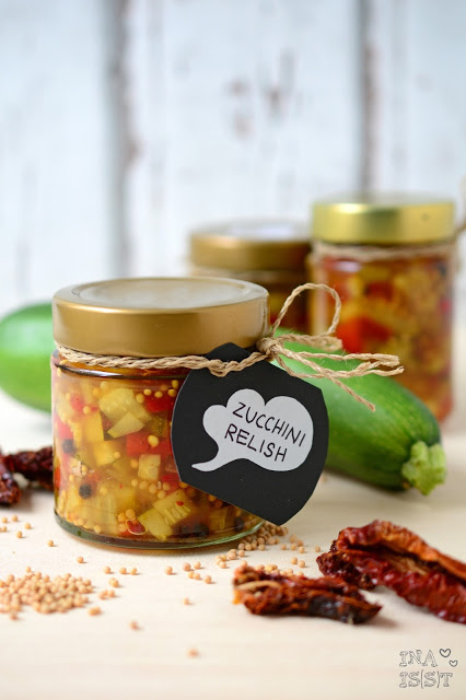 Selbstgemachtes Zucchini Relish