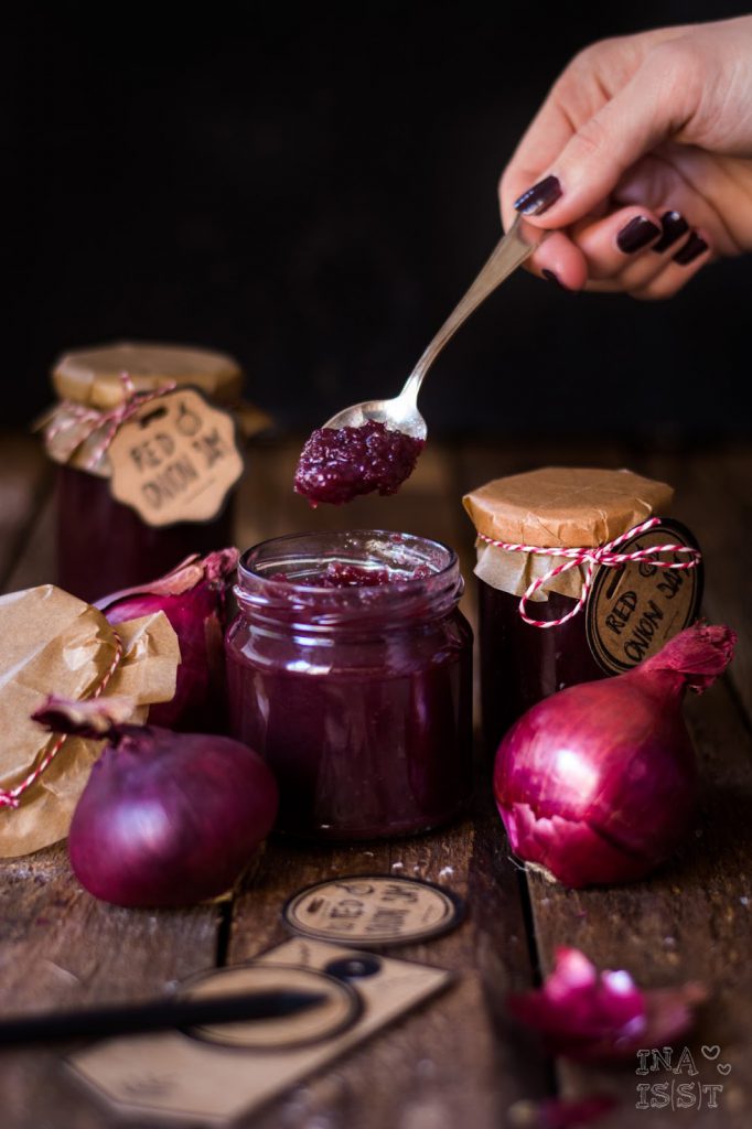Onion Jam Zwiebelmarmelade Red Onien Jam Herzhafte Marmelade