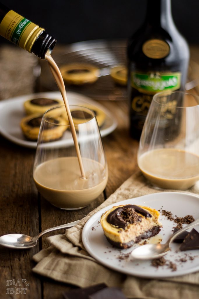 Kerrygold Irish Cream Liqueur Cheesecakes; Käsekuchen; Weihnachten; Blog, Foodblog; Weihnachtskuchen; Weihnachtsdessert
