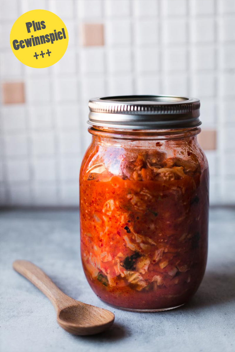 Einfaches koreanisches Kimchi selber machen, Selbstgemachtes Kimchi, Kimchirezept