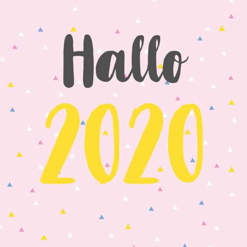Mein Jahresrückblick, Neues für 2020 und ein Kalender zum Ausdrucken