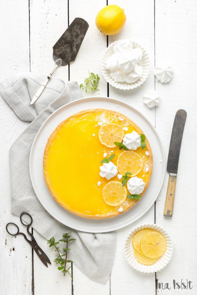 Tarte Au Citron - Französische Zitronentarte mit Baiser - Ina Isst