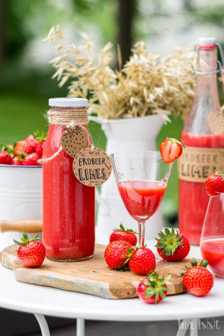 Mein liebstes Erdbeer Limes Rezept - Ina Isst