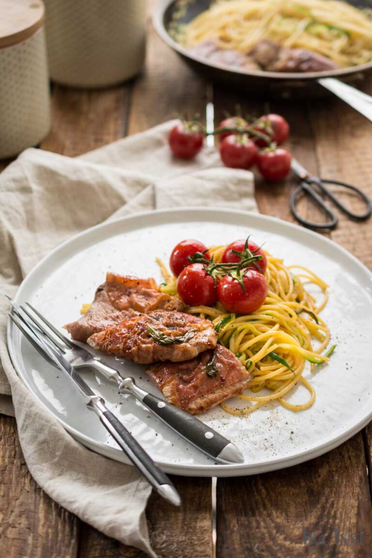 Saltimbocca Vom Kalb Mit Pasta Und Zucchini Ina Isst