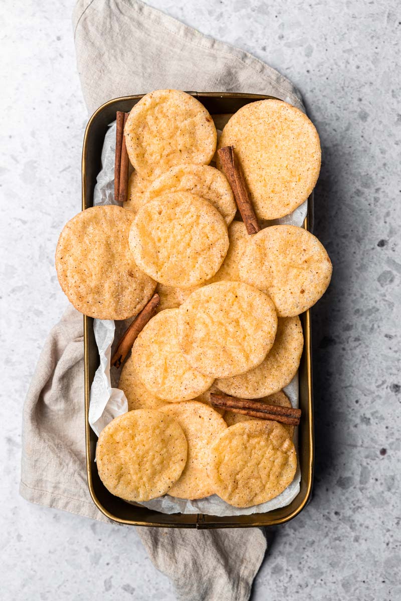 Amerikanische Snickerdoodle Cookies - mit Zucker & Zimt