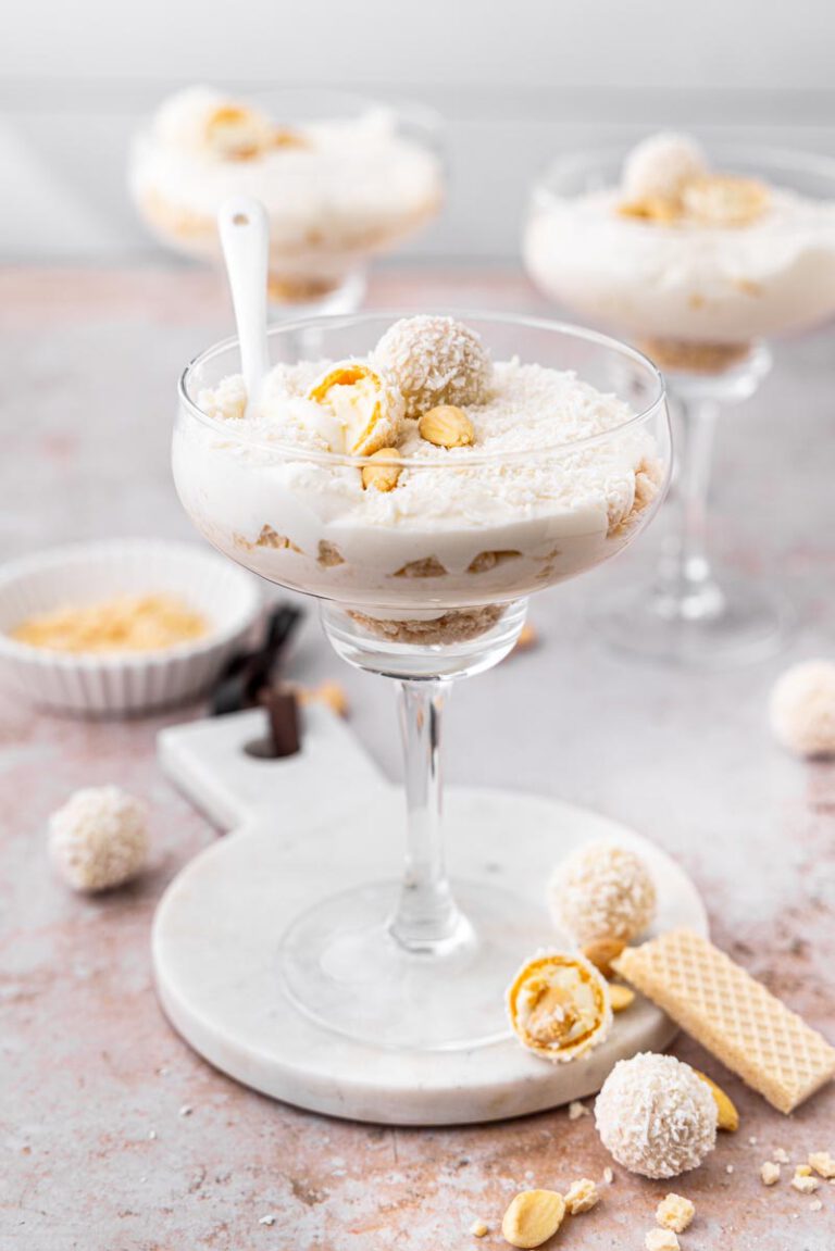 Raffaello Creme Dessert im Glas Ina Isst