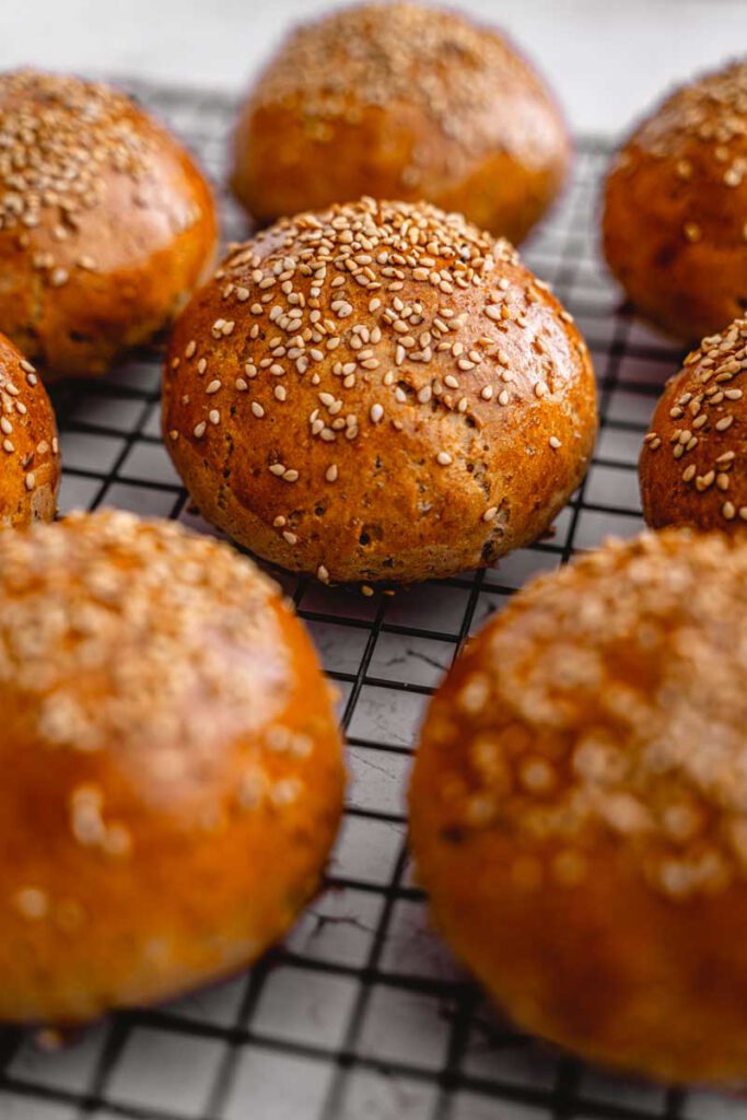 Burger Buns Vollkorn Burger Brötchen Ina Isst