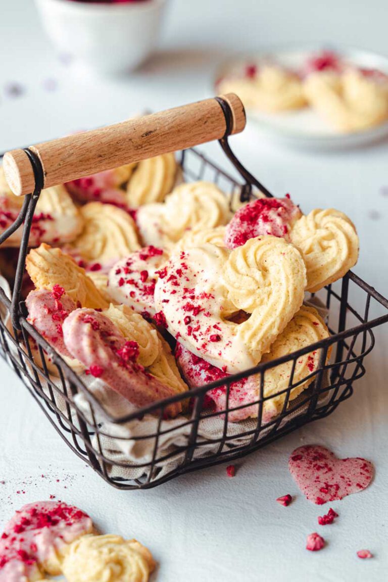 Spritzgebäck Herzen: Kekse zum Valentinstag - Ina Isst