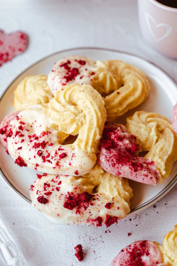 Spritzgebäck Herzen: Kekse zum Valentinstag - Ina Isst