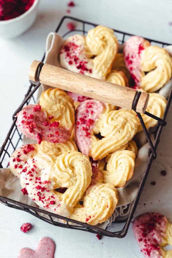 Spritzgebäck Herzen: Kekse zum Valentinstag - Ina Isst
