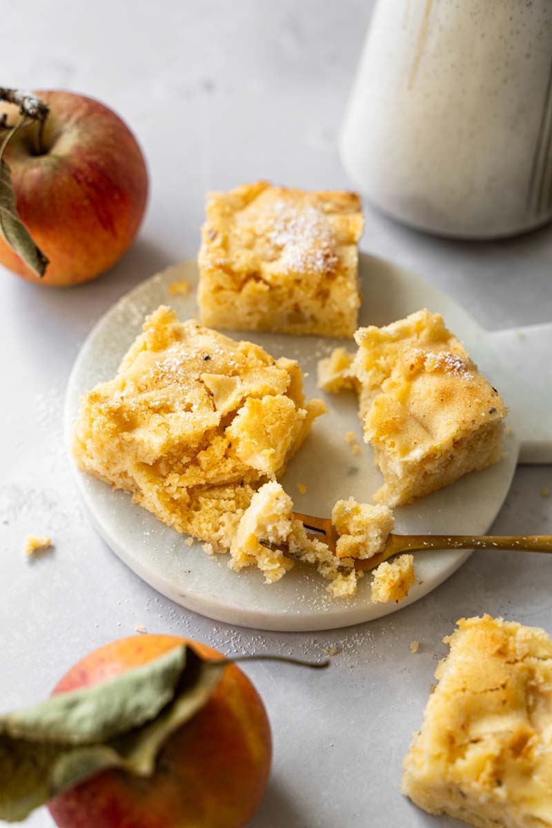 Einfacher Apfel-Honig Kuchen