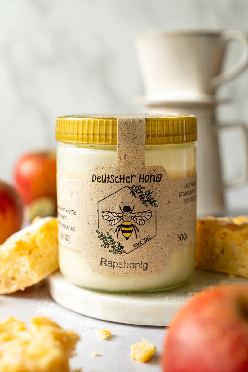 Einfacher Apfel-Honig Kuchen